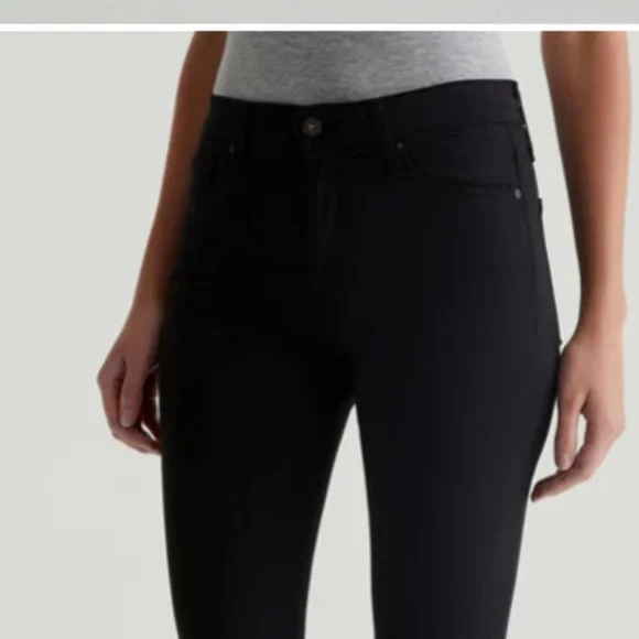 AG MID RISE SKINNY JEANS - BLACK - 👖VERY SOFT - Picture 3 of 13